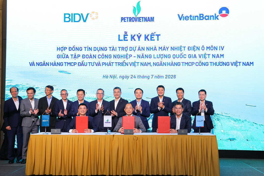 Petrovietnam ký hợp đồng tín dụng 7.300 tỷ đồng cho Nhà máy nhiệt điện Ô Môn IV