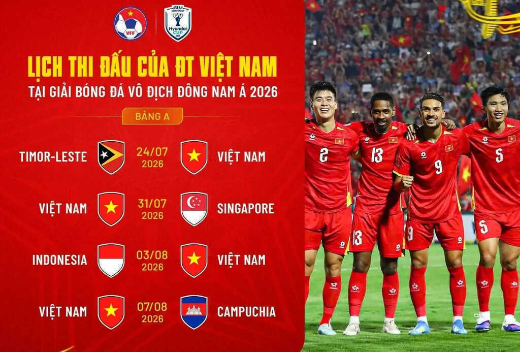 Link xem trực tiếp ASEAN Cup 2026 hôm nay 28/7