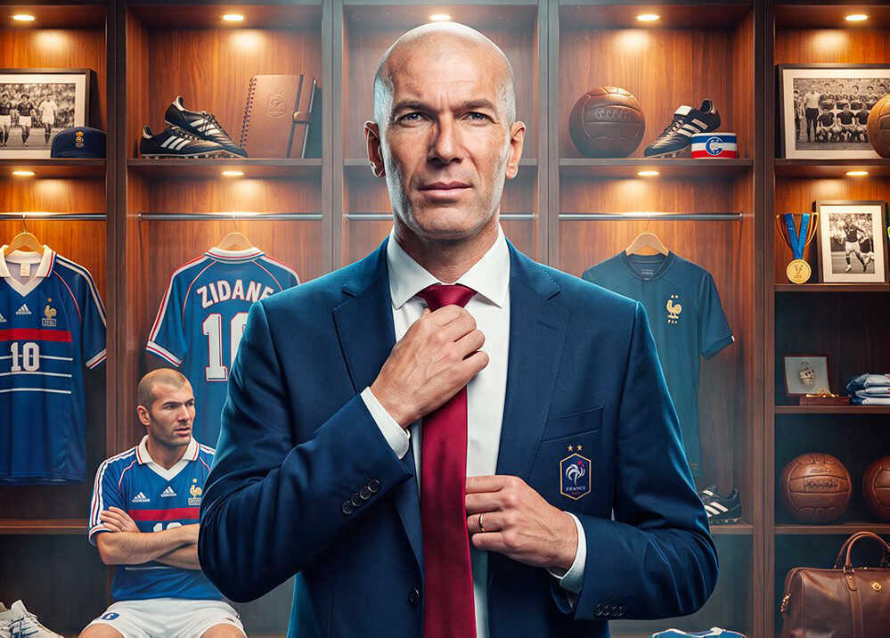 Zidane được bổ nhiệm làm HLV trưởng tuyển Pháp