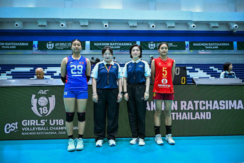 Tuyển bóng chuyền U18 nữ Việt Nam thắng to ở giải châu Á