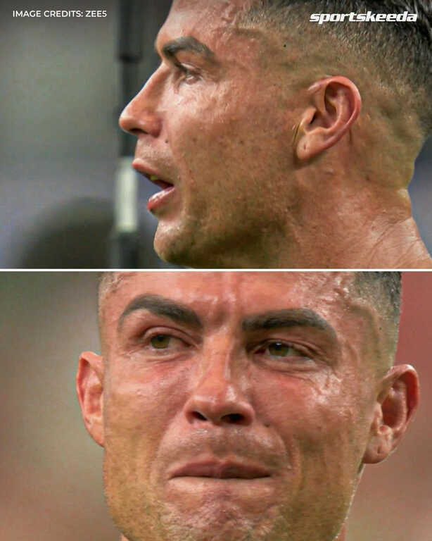 Ronaldo khóc đỏ mắt sau khi dừng bước ở World Cup