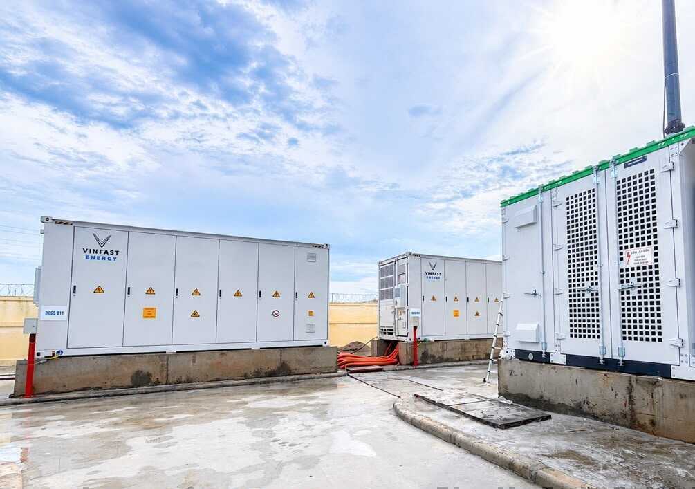 Hệ thống pin lưu trữ năng lượng VinEnergo được triển khai tại Hà Nội